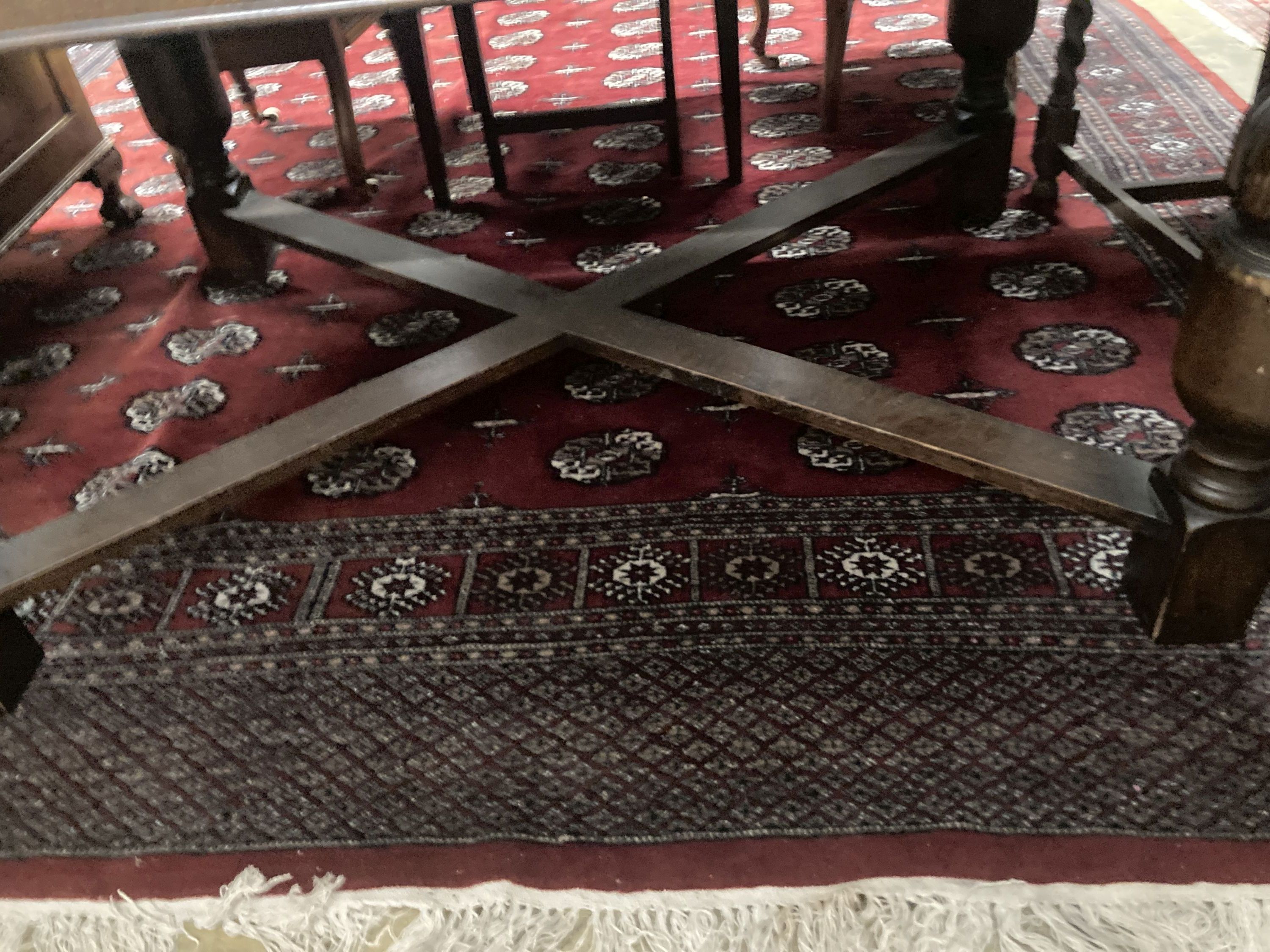 A North West Persian peach ground carpet, 260 x 156cm